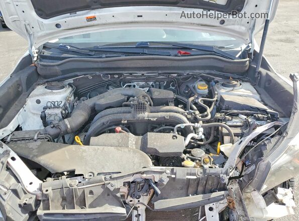 JF2SJAAC2JH593272 2018 SUBARU FORESTER White ძრავის განყოფილების ხედი