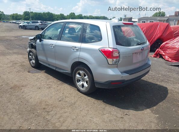 JF2SJAAC4JG607677 2018 SUBARU FORESTER Silver უკანა მარცხენა