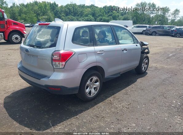 JF2SJAAC4JG607677 2018 SUBARU FORESTER Silver უკანა მარჯვენა