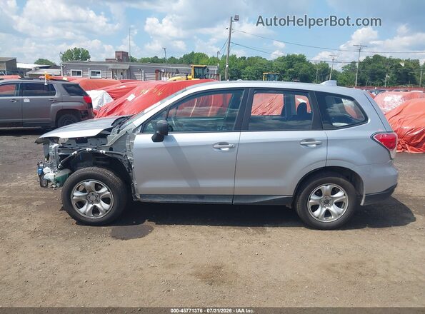 JF2SJAAC4JG607677 2018 SUBARU FORESTER Silver 