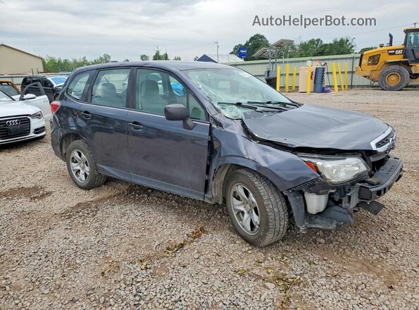 JF2SJAAC5JG614279 2018 SUBARU FORESTER Gray Передня права чверть