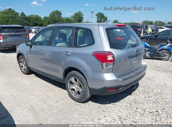 JF2SJAAC7HG538834 2017 SUBARU FORESTER Серебряный Задняя левая четверть