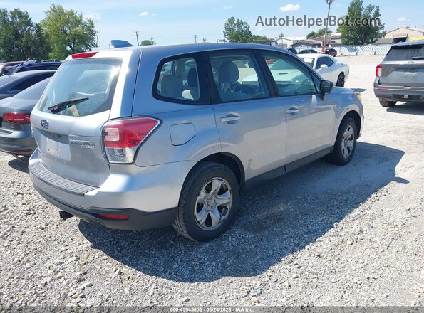 JF2SJAAC7HG538834 2017 SUBARU FORESTER Серебряный Задняя правая четверть