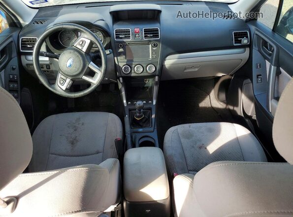 JF2SJAAC7JG443843 2018 SUBARU FORESTER Silver Առջևի վահանակի տեսք