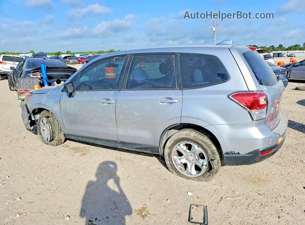 JF2SJAAC7JG443843 2018 SUBARU FORESTER Silver Հետևի ձախ