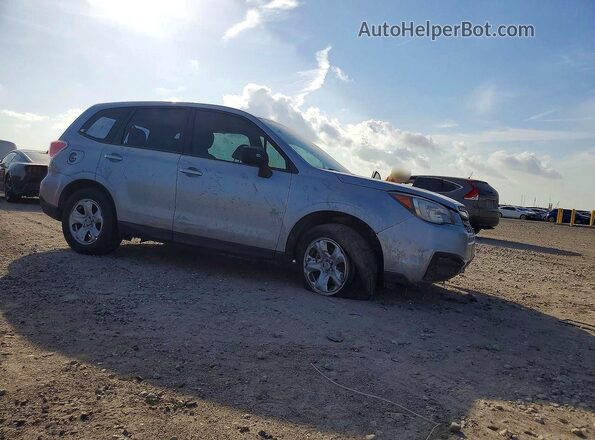 JF2SJAAC7JG443843 2018 SUBARU FORESTER Silver Առջևի աջ