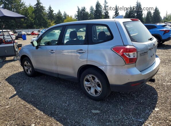 JF2SJAAC8GH469483 2016 SUBARU FORESTER Silver Rear left