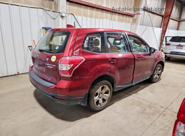 JF2SJAAC9GG412702 2016 SUBARU FORESTER Red უკანა მარჯვენა