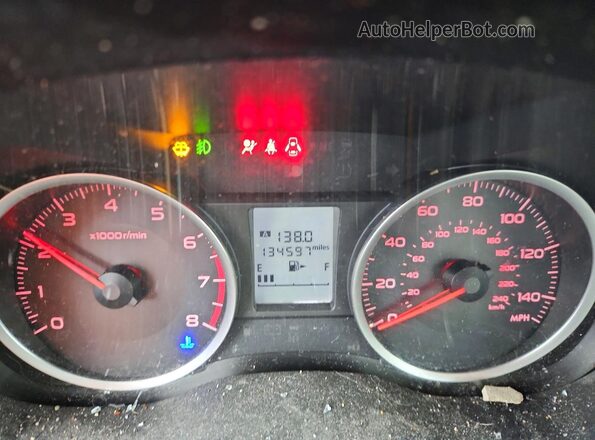 JF2SJAAC9GG412702 2016 SUBARU FORESTER Red ხელსაწყოთა პანელის ხედი
