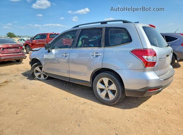 JF2SJABC0GH410538 2016 SUBARU FORESTER Silver Rear left