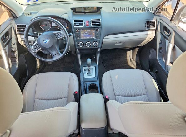 JF2SJABC0GH410538 2016 SUBARU FORESTER Silver Dashboard view