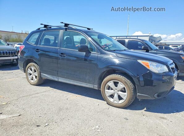 JF2SJABC0GH468097 2016 SUBARU FORESTER Black Front right