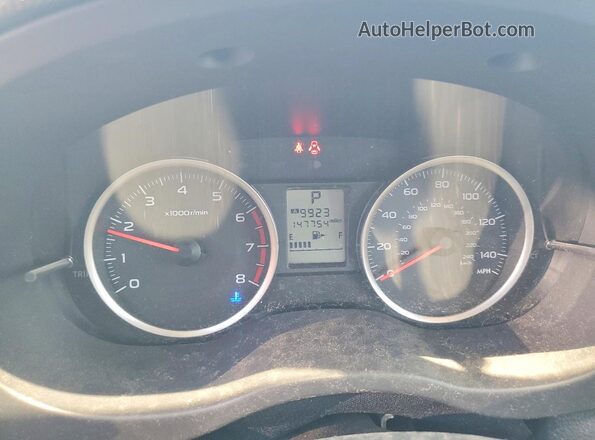 JF2SJABC0GH468097 2016 SUBARU FORESTER Black Instrument cluster view