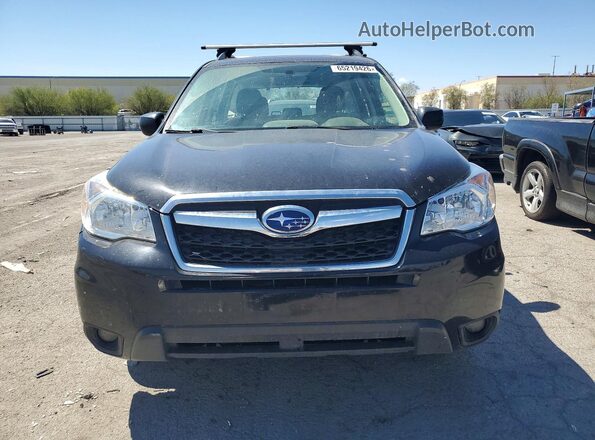 JF2SJABC0GH468097 2016 SUBARU FORESTER Black Front view
