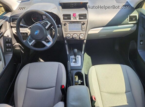 JF2SJABC0HH453889 2017 SUBARU FORESTER White Առջևի վահանակի տեսք