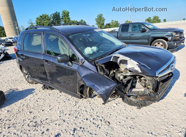 JF2SJABC0HH576642 2017 SUBARU FORESTER Угольный Передняя правая четверть