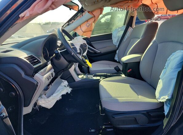 JF2SJABC0HH576642 2017 SUBARU FORESTER Угольный Вид салона спереди