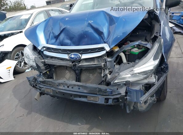 JF2SJABC0JH581202 2018 SUBARU FORESTER Blue უკანა სალონის ხედი