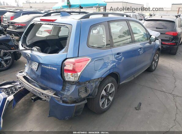 JF2SJABC0JH581202 2018 SUBARU FORESTER Blue უკანა მარჯვენა