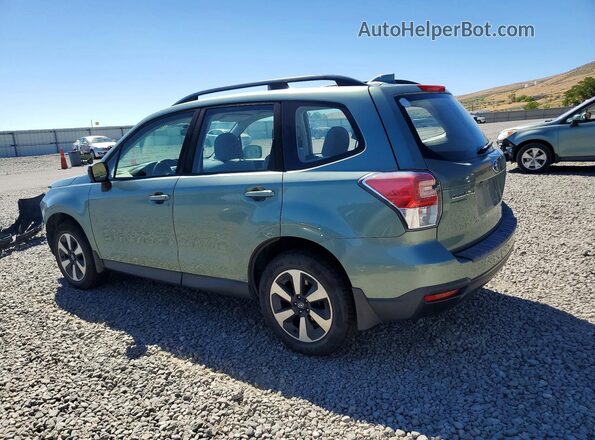 JF2SJABC0JH616790 2018 SUBARU FORESTER Green Հետևի ձախ