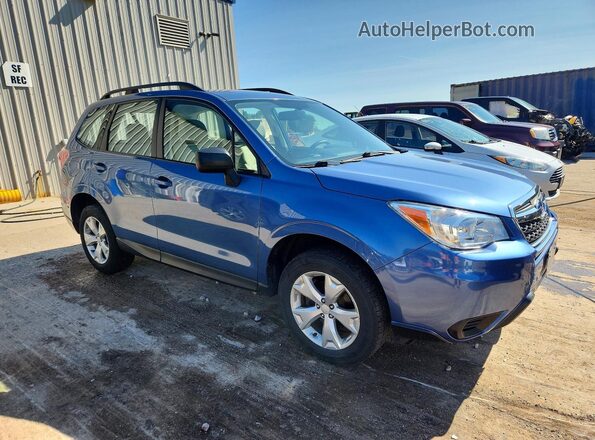 JF2SJABC1GH480646 2016 SUBARU FORESTER Blue Առջևի աջ