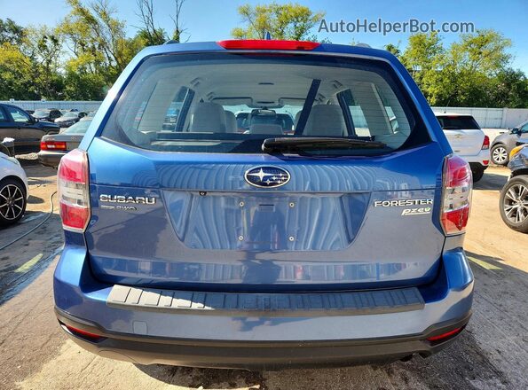 JF2SJABC1GH480646 2016 SUBARU FORESTER Blue Հետևի տեսք