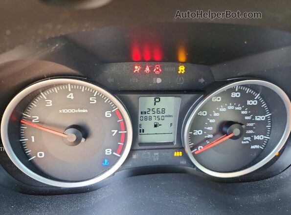 JF2SJABC1GH480646 2016 SUBARU FORESTER Blue Սարքավորումների վահանակի տեսք