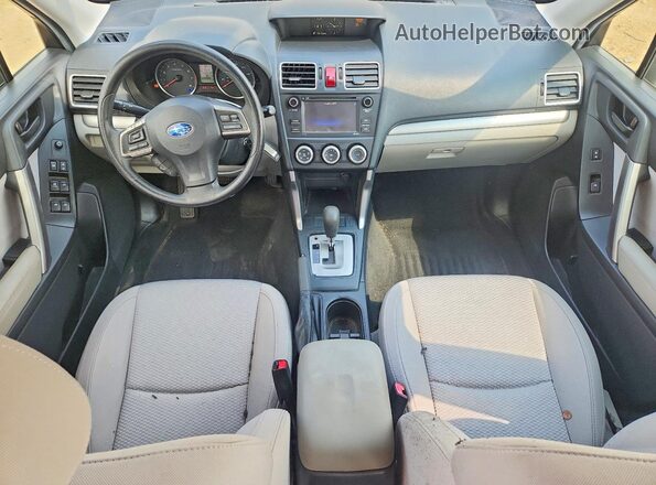 JF2SJABC1GH497950 2016 SUBARU FORESTER Charcoal Вид панелі приладів