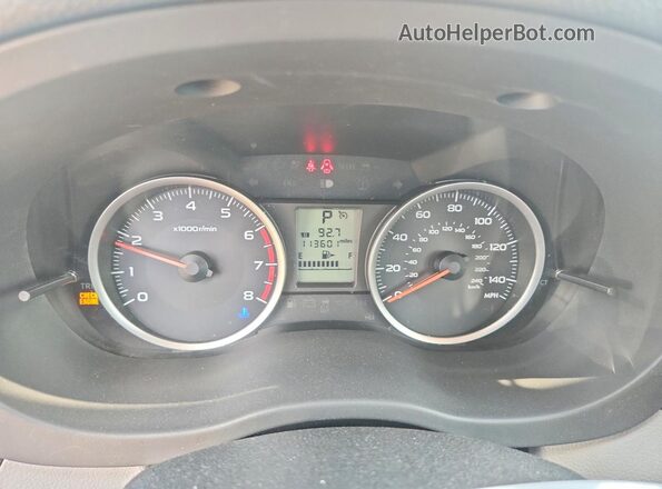 JF2SJABC1GH497950 2016 SUBARU FORESTER Charcoal Вид щитка приладів