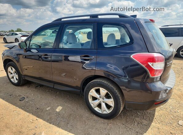 JF2SJABC1GH497950 2016 SUBARU FORESTER Charcoal Задня ліва чверть