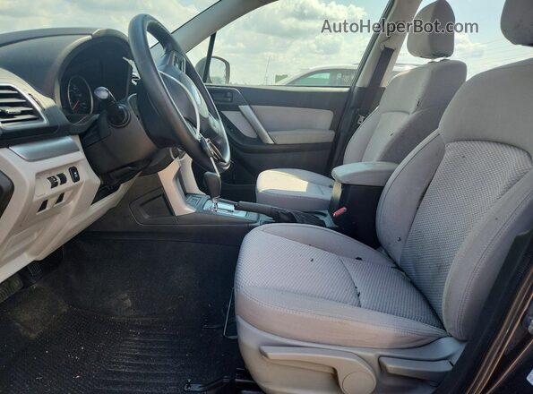 JF2SJABC1GH497950 2016 SUBARU FORESTER Charcoal Вид салону спереду