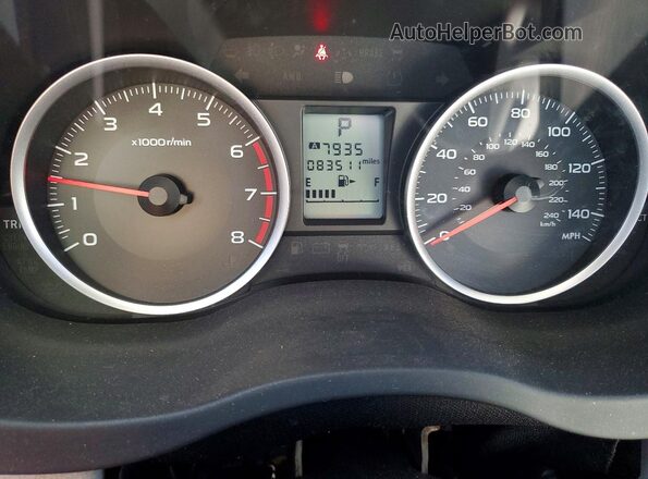 JF2SJABC1GH537153 2016 SUBARU FORESTER Blue Սարքավորումների վահանակի տեսք