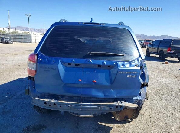 JF2SJABC1GH537153 2016 SUBARU FORESTER Blue Հետևի տեսք