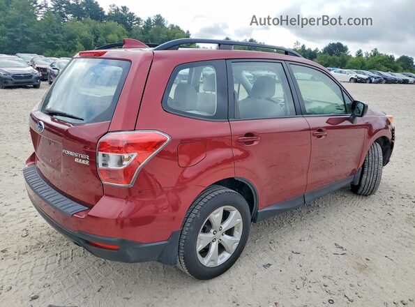 JF2SJABC1GH557855 2016 SUBARU FORESTER Red Trasero derecho