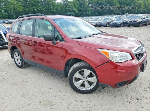 JF2SJABC1GH557855 2016 SUBARU FORESTER Red Delantero derecho