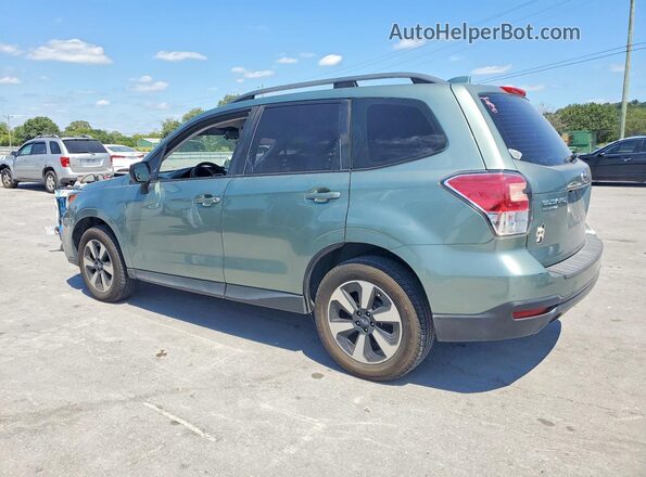 JF2SJABC1HH462004 2017 SUBARU FORESTER Зеленый Задняя левая четверть