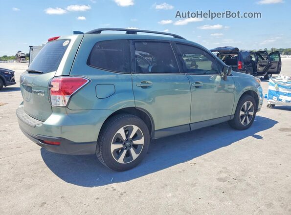 JF2SJABC1HH462004 2017 SUBARU FORESTER Зеленый Задняя правая четверть