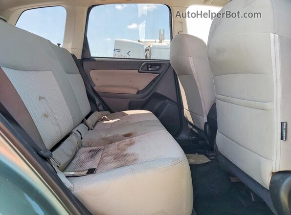 JF2SJABC1HH462004 2017 SUBARU FORESTER Зеленый Вид задней части салона