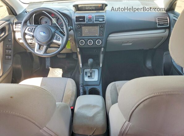 JF2SJABC1HH462004 2017 SUBARU FORESTER Зеленый Вид панели приборов