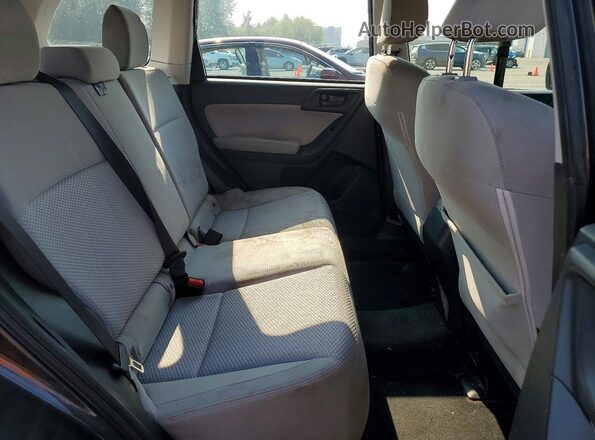 JF2SJABC1HH804132 2017 SUBARU FORESTER Black Սալոնի հետևի տեսք