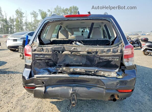 JF2SJABC1HH804132 2017 SUBARU FORESTER Black Հետևի տեսք