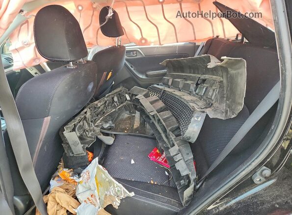 JF2SJABC1JH403850 2018 SUBARU FORESTER Black Widok tylnych siedzeń
