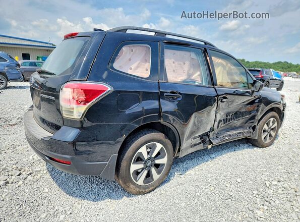 JF2SJABC1JH403850 2018 SUBARU FORESTER Black Tył prawy