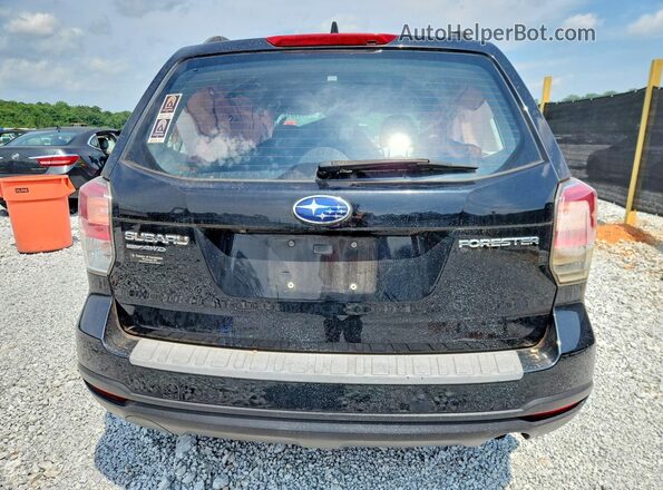 JF2SJABC1JH403850 2018 SUBARU FORESTER Black Widok z tyłu