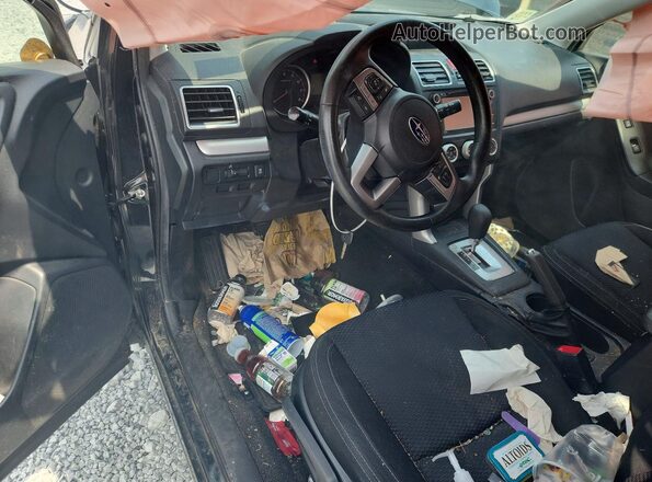 JF2SJABC1JH403850 2018 SUBARU FORESTER Black Widok deski rozdzielczej