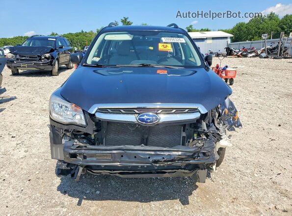 JF2SJABC1JH563033 2018 SUBARU FORESTER Gray Front view