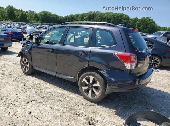 JF2SJABC1JH563033 2018 SUBARU FORESTER Gray Rear left