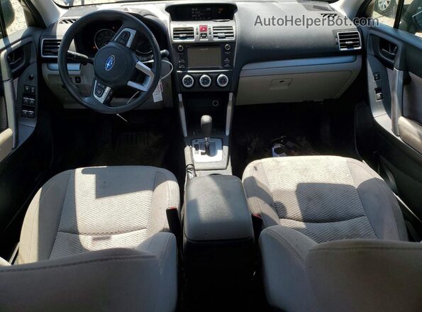 JF2SJABC1JH563033 2018 SUBARU FORESTER Gray Dashboard view