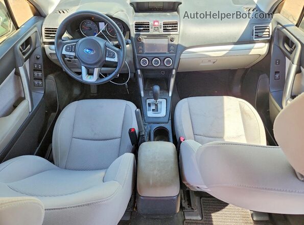 JF2SJABC2HH402071 2017 SUBARU FORESTER Green Вид панелі приладів
