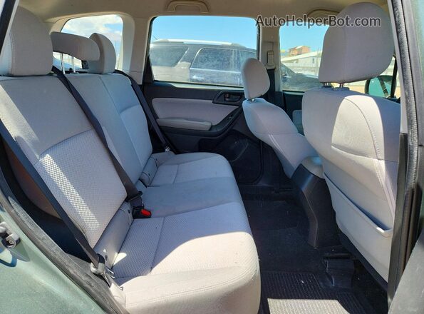 JF2SJABC2HH402071 2017 SUBARU FORESTER Green Вид задньої частини салону
